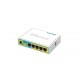 MikroTik hEX PoE lite - Router with 5 Ethernet ports and PoE Output